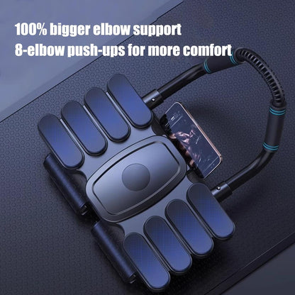 ABS Roller, Gym Equipment Ab Trainer with Elbow Support, Stable Addominal Exercise Wheel, Core Strength Workout Machine, Portable Fitness Gear for Home, Indoor Training