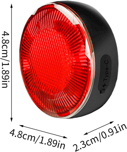 Bike Tail Light - Smart Brake Sensor Light For Bike - Rechargeable Waterproof Taillight With 5 Lighting Modes For Mountain Biking Road Cycling Urban Commuting