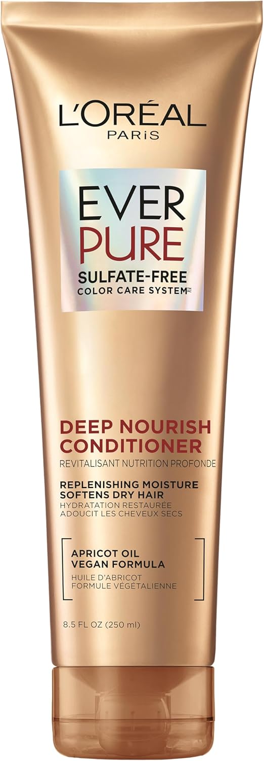 L'Oréal Paris EverCreme Sulfate Free Deep Nourish Conditoner, 8.5 fl. oz.