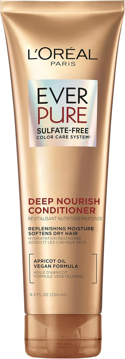 L'Oréal Paris EverCreme Sulfate Free Deep Nourish Conditoner, 8.5 fl. oz.