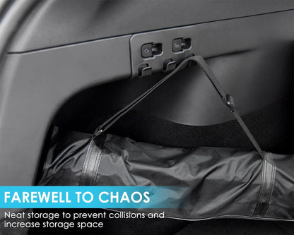 DS. DISTINCTIVE STYLE Model Y Trunk Grocery Bag Hooks Compatible with Tesla Model Y 5 Seater 2021-2023 Series Interior Accessories Tote Trunk for Storage Bags