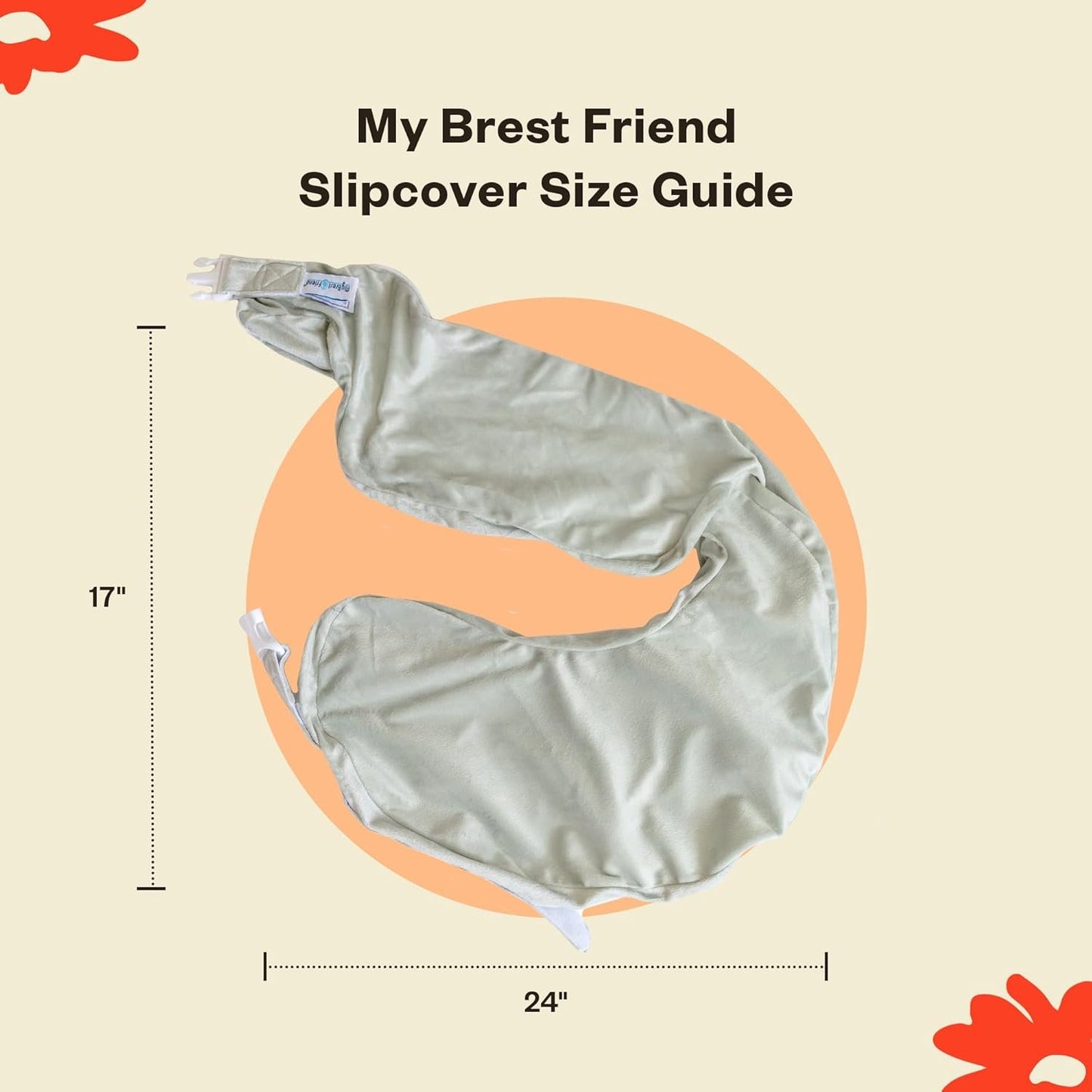 MY BREST FRIEND Super Deluxe Gold Breastfeeding Pillow, Gold, One Size Fits Most (725)