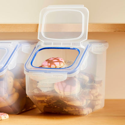 Lock & Lock HPL700 Classic 5 Litre Rice Case, Clear