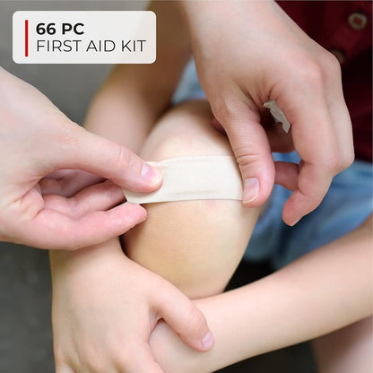 Thrive Roadside Emergency Car Kit - Automotive Safety Travel Tool Kit w/Vehicle Jumper Cables and Mini First Aid Kit - Truck, SUV & Car Essentials for Women and Men (Square Bag)