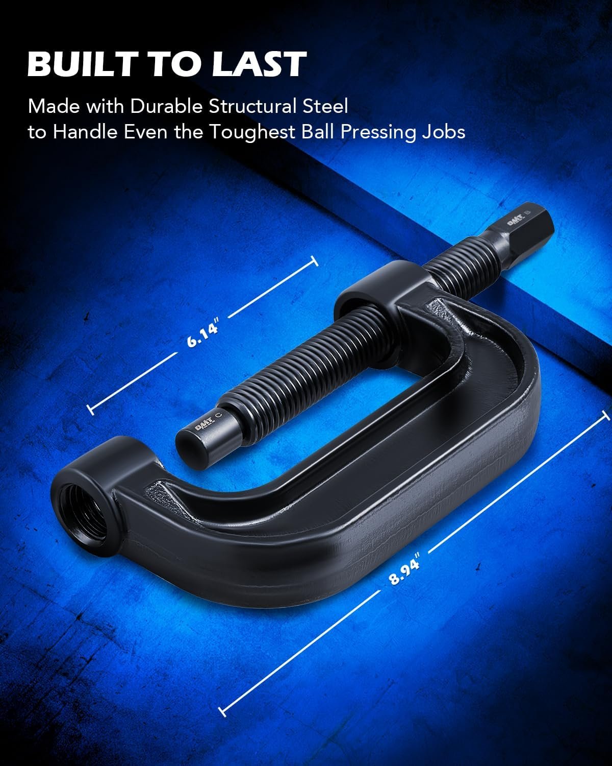 Orion Motor Tech Master Ball Joint Press Kit & U-Joint Puller Service Tool Set 21PCS - Upper and Lower Ball Joint Removal Tool Kit for Ball Joint Service with C-Press