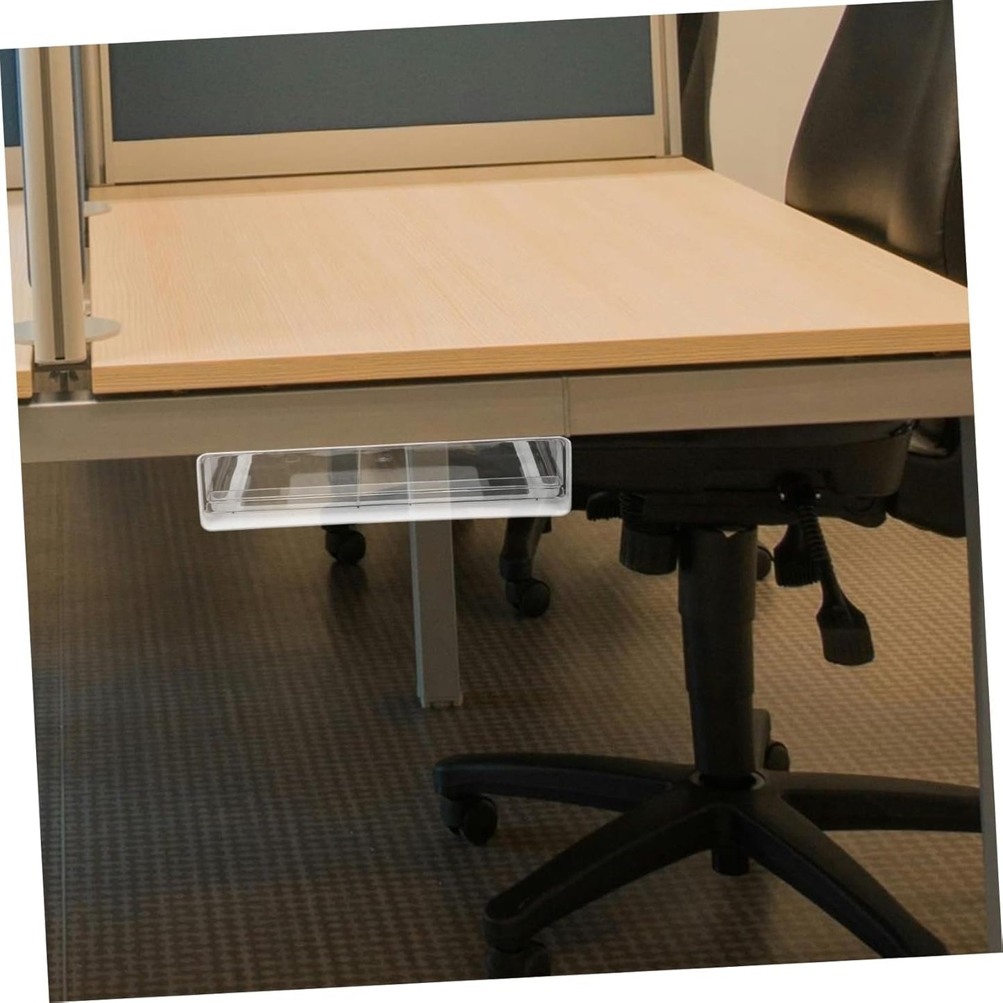 TEHAUX Box Under Desk Storage Drawer Organizer Large Capacity File Cabinet Utensil Drawer for Office Home Dorm Sleek Design for Efficient Workspace Organization