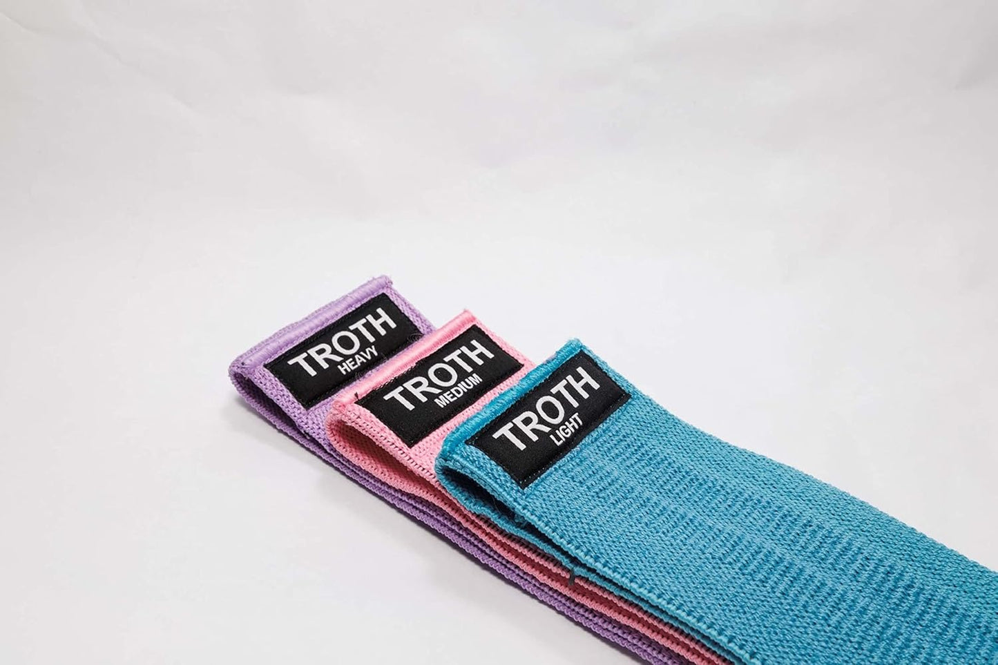 TROTH Resistance Bands Set - Resistance Band Women, Booty Exercise Band, Resistance Bands Set Men, Home Gym Strength Training Equipment, Fitness Accessories for Pilates, Squat, Yoga & Pull Up Workout