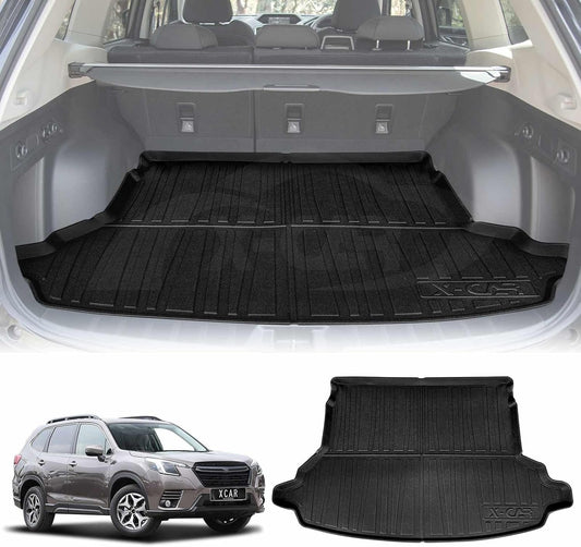 X-CAR Boot Liner for Subaru Forester 2018-2024 Heavy Duty Cargo Trunk Mat Luggage Tray Interior Accessories