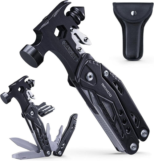 RAXCO 15-in-1 Multitool-Claw Hammer, Pliers,Belt Cutter & Safety Glasses Breaker