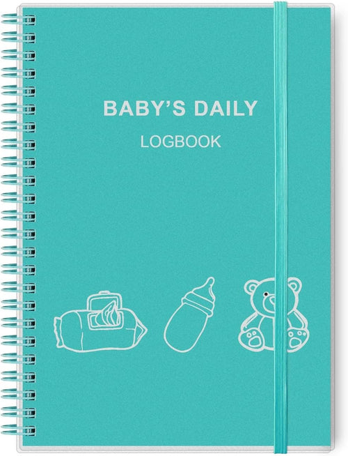 Baby's Daily Log Book - A5 Baby Tracker for Newborns, Schedule for Tracking Newborn Baby's Daily Routine, 150 Easy to Fill Pages Track and Monitor Nursing, Sleep, Feeding, Diapers, Pumping and More
