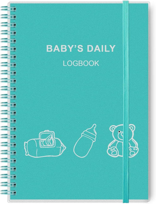 Baby's Daily Log Book - A5 Baby Tracker for Newborns, Schedule for Tracking Newborn Baby's Daily Routine, 150 Easy to Fill Pages Track and Monitor Nursing, Sleep, Feeding, Diapers, Pumping and More