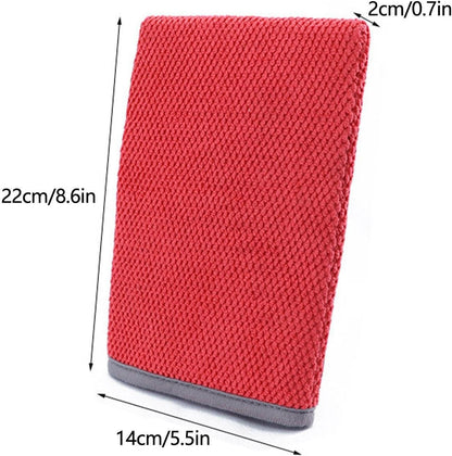 Iouyjiu Clay Bar Mitt, Car Detailing Gloves, Soft & Absorbent Cleaning Mitt, Scratch-Away Design, Effective Paint Contaminant Removal, Ideal For Auto Detailing, Microfiber Material, 8.66x5.51x0.79in