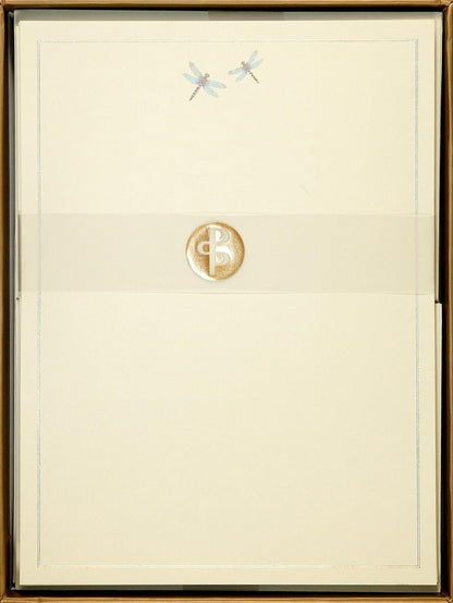 Blue Dragonfly Stationery Set (Boxed Stationery)