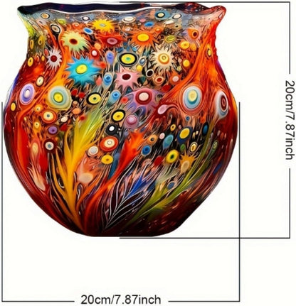 vasi acrilici variopinti vaso decorativo da interno vasi decorativi interno moderni oggettistica per la casa moderna，Adatto a soggiorno, matrimonio, cena, tavolo da pranzo, festa, ufficio, ecc.