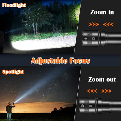 3Pack Rechargeable Flashlights, Tactical Flashlights High Lumens, Super Bright Flashlight, Mini Small Flashlights Powerful, LED Linterna Recargable, Pocket Handheld LED Flash Light for Home Emergency