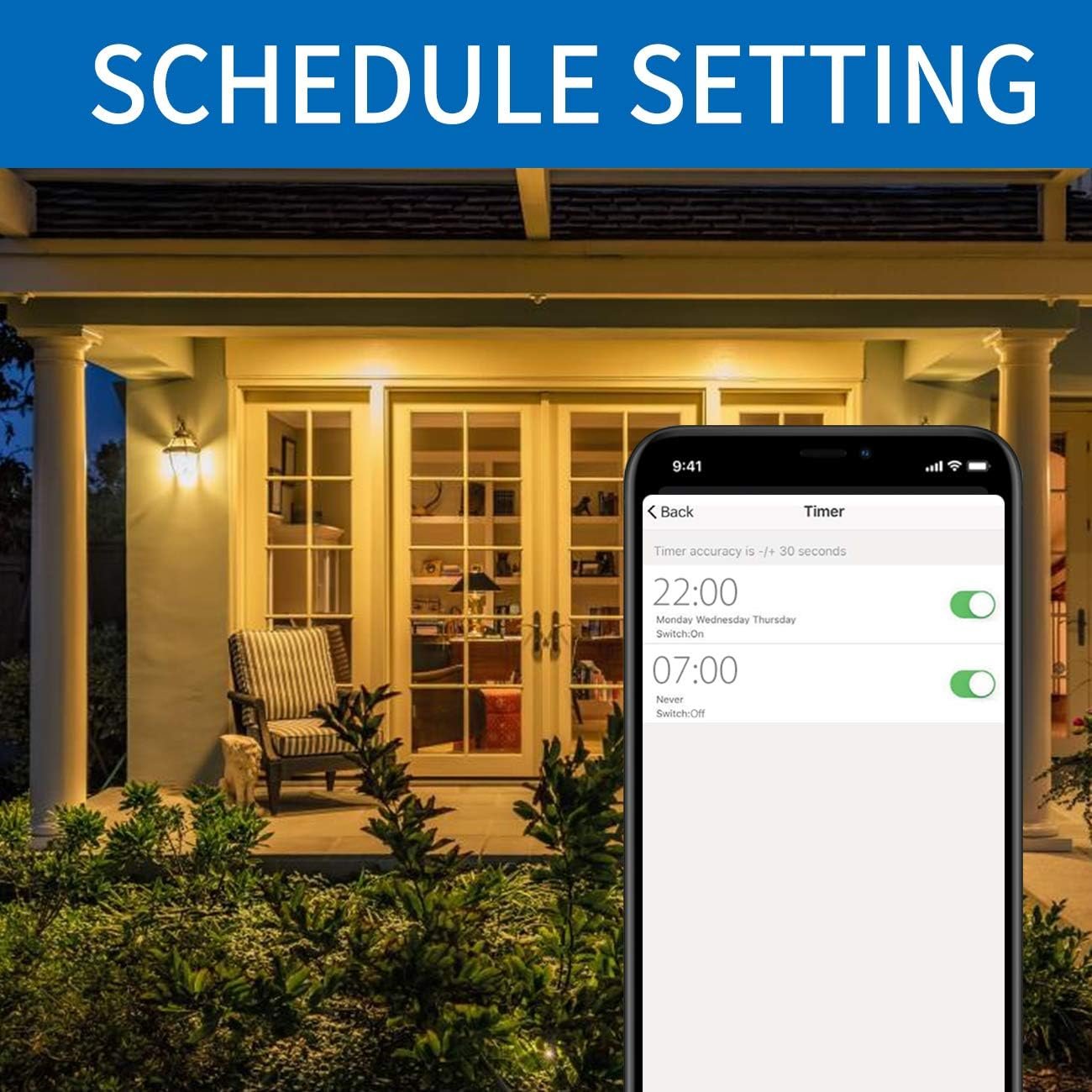 ANWIO Smart Light Bulb 2 Pack, A19 Smart LED, Work with Alexa, Google Light Bulbs, Smart Life Bulbs, Tuya App, Colour Changing Light Bulb, WiFi & Bluetooth No Hub Required，8.5W (60W Replacement)
