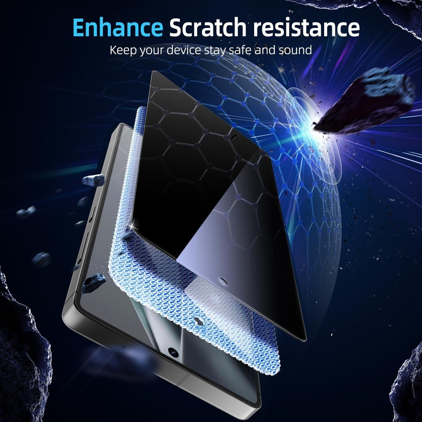X-it for S25 Ultra Screen Protector [Non-Glass] Auto Alignment, Bubble-Free, Fingerprint ID Support,Case Friendly