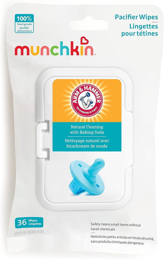 Munchkin 36 Pack Arm and Hammer Pacifier Wipes, White