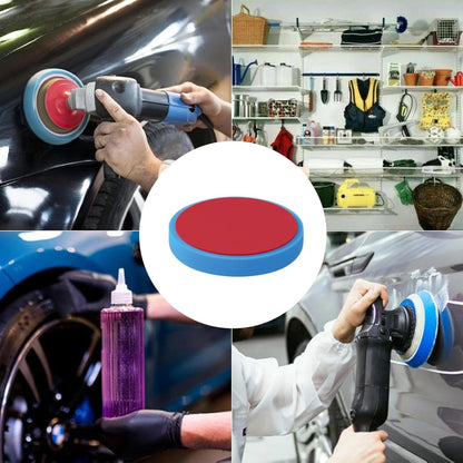 Wax Applicator Pad, Reusable Polishing Pad, Soft Foam Construction, Scratch- Detailing Tool, Ideal for Automotive Interior, Exterior, Tires, Dashboard, Wheel, Cleaning