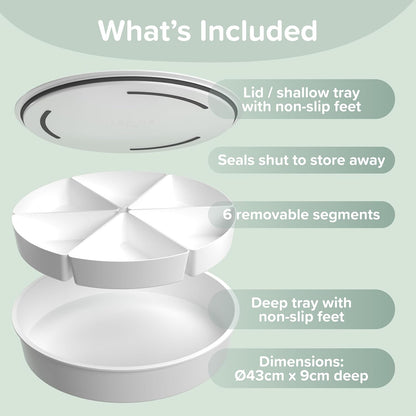 Inspire My Play - Tuff Tray with Lid - Montessori Toys for Toddlers - Learning & Education Toys - Developmental Sensory Toys for Disabled Children - Perfect for Water and Sand