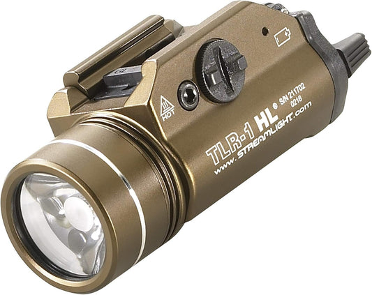 Streamlight High Lumen Rail Mounted Tactical Light, Flat Dark Earth Brown, Light Only - 69267