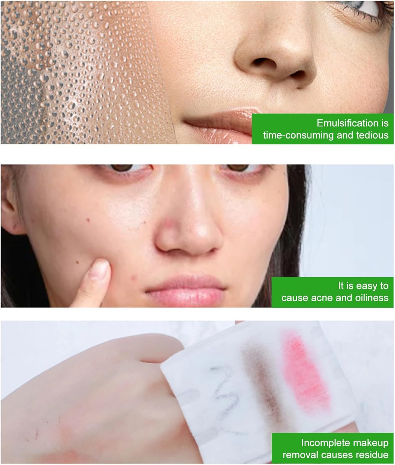 Oil Makeup Remover, Moisturizing Oil Cleanser, Hydrating Formula, Gentle Deep-Cleaning Action, Ideal For Daily Routine, Face Cleaning Supplies For Home Travel, Bottle 1 Piece