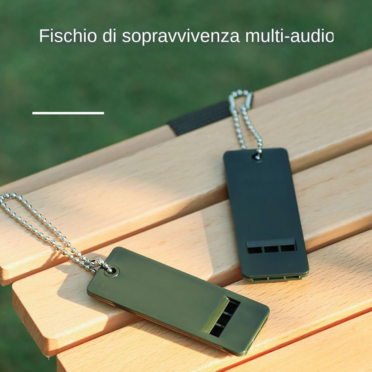 Dog Whistle, High Decibel 3-Tone Hiking Whistle, 2.76in Loud Survival Signal Tool, Lightweight Design, Outdoor Gear for Camping, Wilderness Safety, Hunting, Rescue