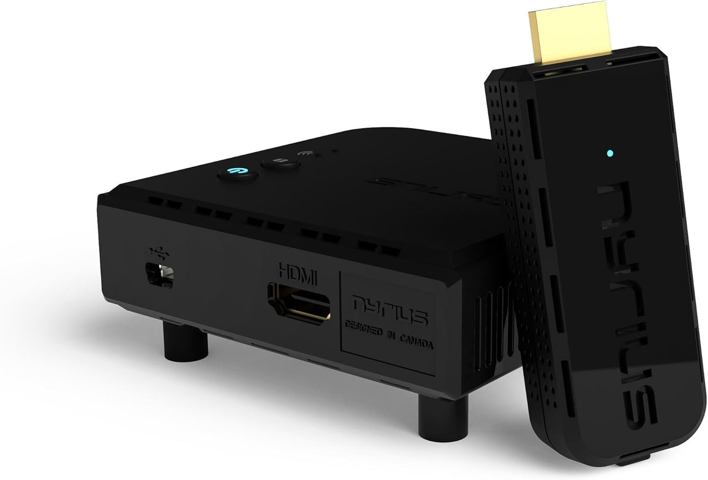 Nyrius Aries Prime Wireless Video HDMI Transmitter & Receiver for Streaming HD 1080p 3D Video & Digital Audio from Laptop, PC, Cable, Netflix, YouTube, PS4 to HDTV - NPCS549 (Pack of 3)