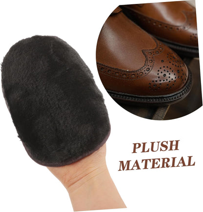 VERDANVERSE Cloth Glove Cleaning Polishing Tool for Shoes Car Detailing Compact Travel Essential Shoes Care Towel for Marks Removal