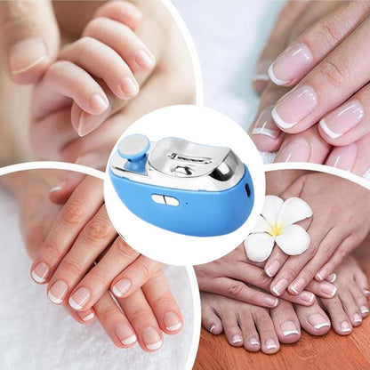 Electric Nail Clippers, Rechargeable Manicure Pedicure Tool, Shiner Polisher, Safety Fingernail Trimmer for Kids, Electric Nail File Smooth Polishing and Grooming