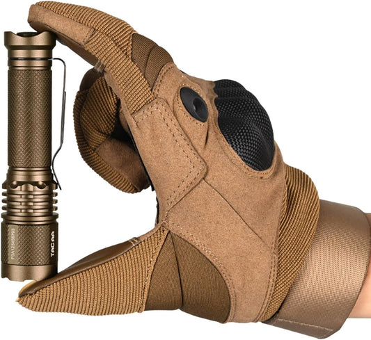 ACEBEAM TAC AA Tactical EDC Flashlight, 750 High Lumens Flashlight Rechargeable, 200 Meters Long Throw Pocket LED Flashlight, Super Bright Small Mini Flashlight, 519A-V1 LED 90+ High CRI Flash Light
