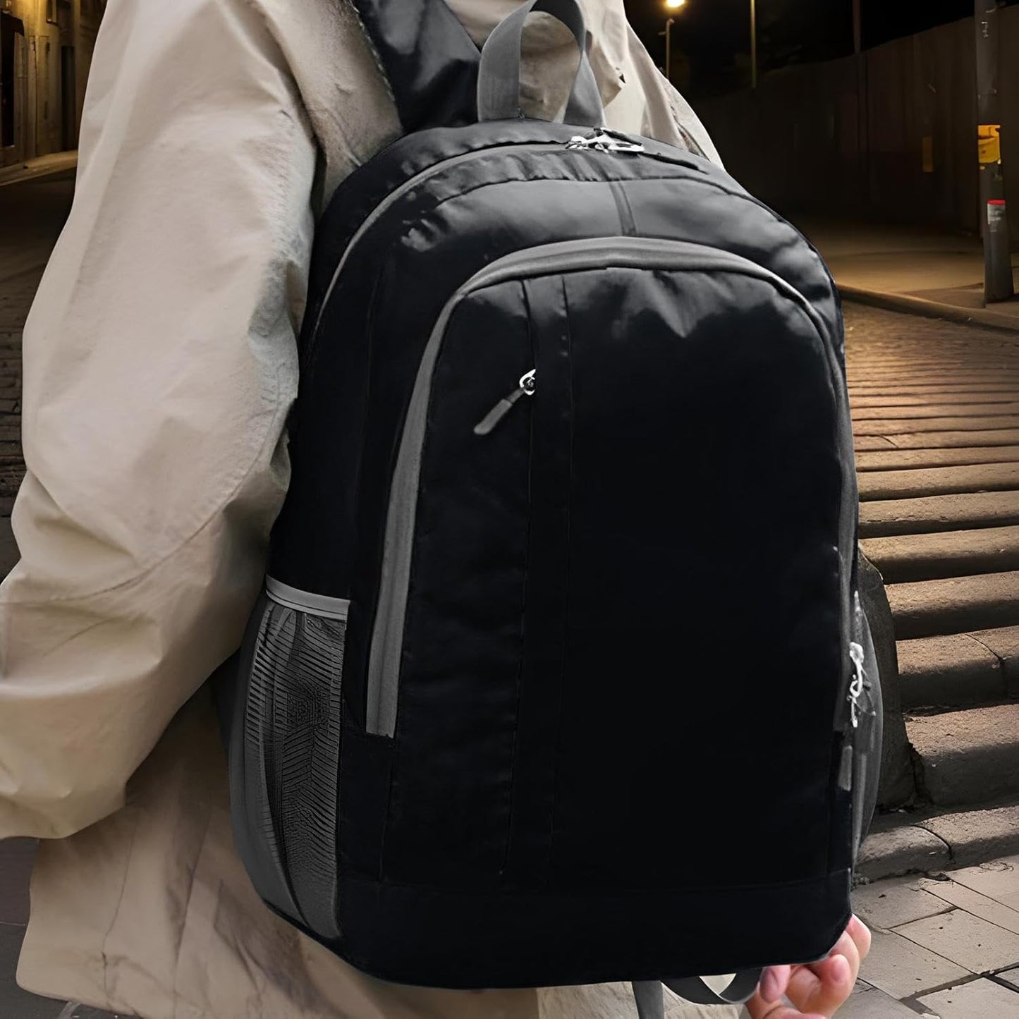 Daypack Hiking Backpack | Hiking Bag Foldable Backpack - Waterproof Large 30L Back Pack Foldable Bag for Travel Cycling Camping Backpacking Walking