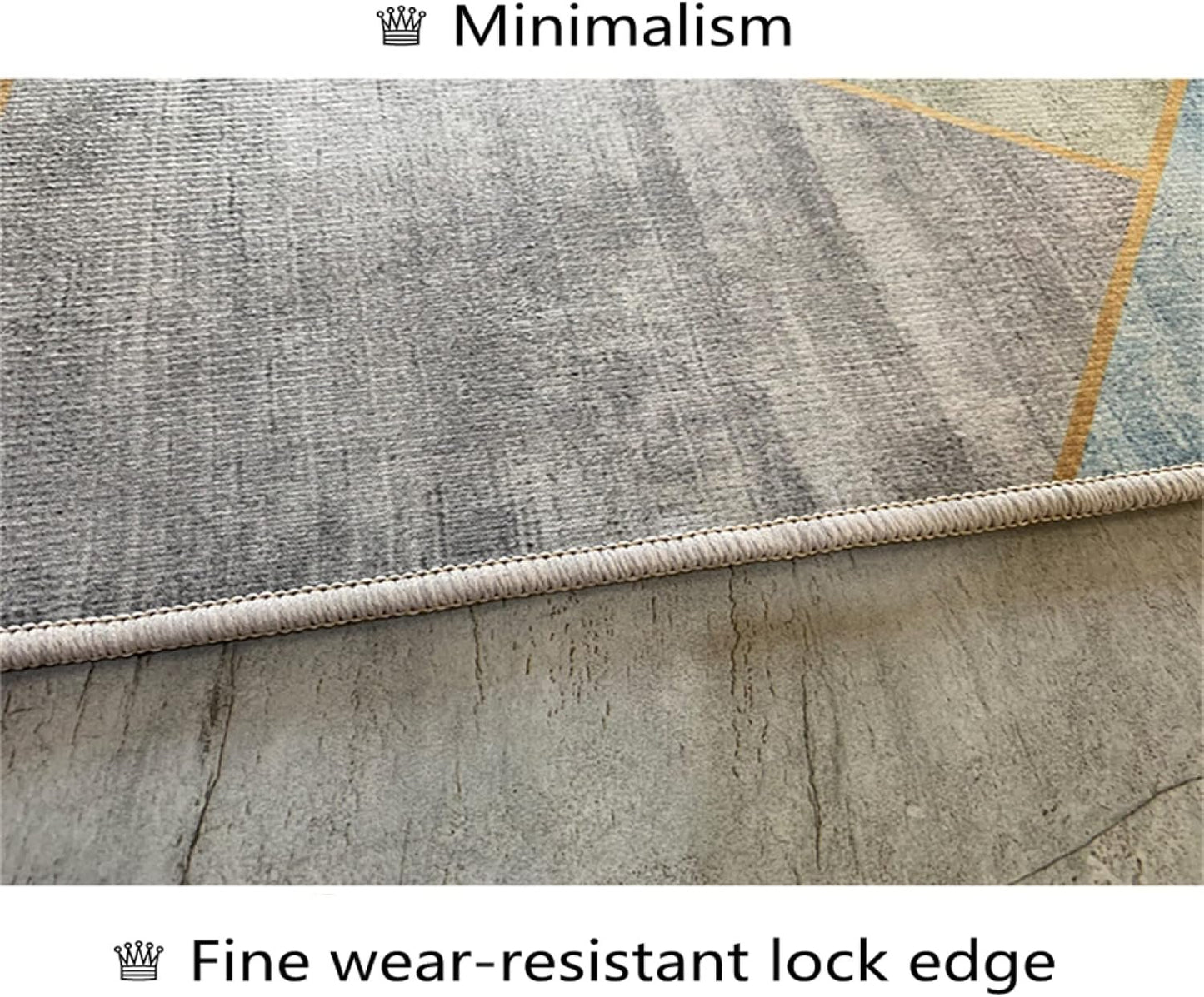 RUGMRZ Tappeto Corridoio Moderno 200 x 300 cm Tappeto Palestrina Bambini blu Tappeto Da Corsa Per Il Corridoio Degli Accessori Per La Cameretta Dei Bambini Moderni Blu