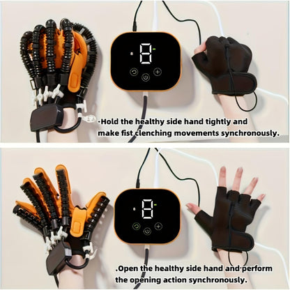 XGXHIN 3 Mode Robotic Hand Rehabilitation Gloves, Physical Therapy Equipment for Stroke Recovery and Finger Training