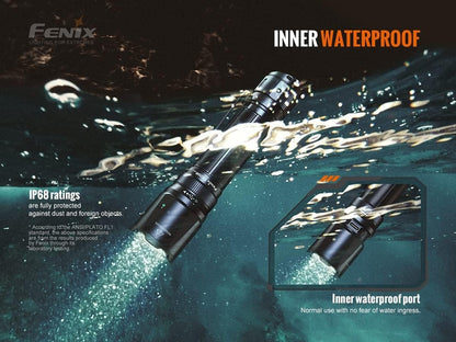 Fenix TK20R Version 2.0 3000 Lumen Rechargeable Tactical Flashlight ** Canadian Edition