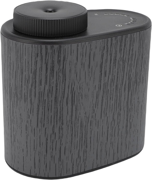 Waterless Essential Oil Diffuser, 60ML Mini Scent Air Machine Aromatherapy Diffuser with Smart App Control & Timer, Waterless Diffuser for Essential Oil, for Car Room Studio (Black)
