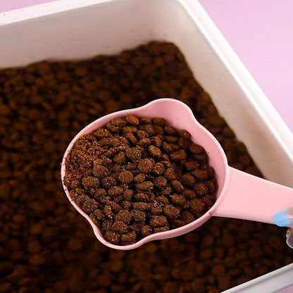 Dog Food Scooper - Adjustable Cute Anti-Spill 1 Cup Scoop | Cat Feeding & Watering Supplies For Puppy, Dry, Litter, Grain