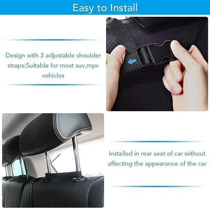 Car Trunk Organizer, Backseat Hanging Organizer with 9 Large Storage Bag -Trunk Organizer for SUV,Truck,Van-Free Your Trunk Space (9bag)