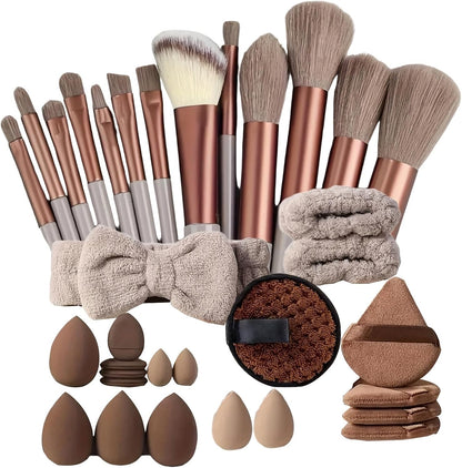 Makeup Tools, kit di makeup, kit di cosmetici, strumenti professionali di bellezza, accessori da viaggio, portatile compatto, versatile, ideale per donne e ragazze, cosmetici