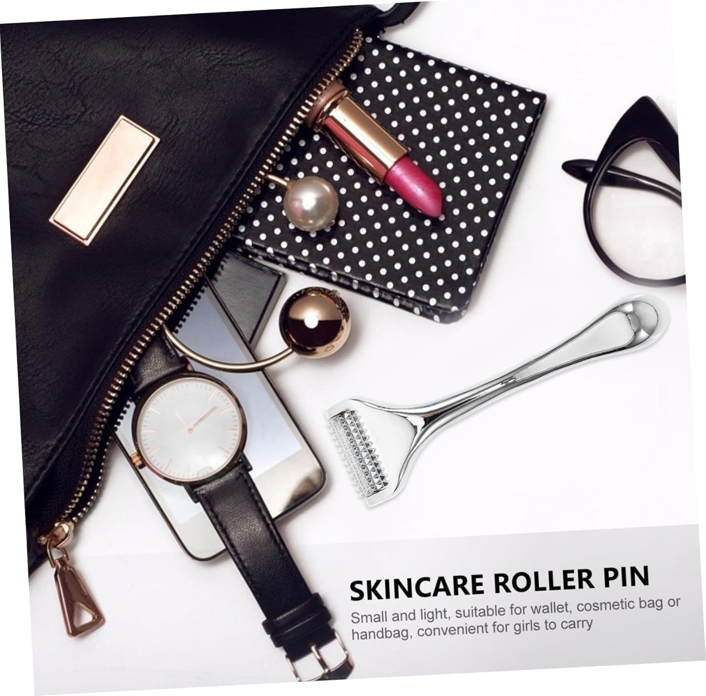 Generico 1Pc Detergente Per La Cura Della Pelle Del Viso Walker Dispositivo Di Bellezza Rimozione Delle Rughe Cura Della Pelle Massaggiatore Perno In Lega Di Zinco Argento