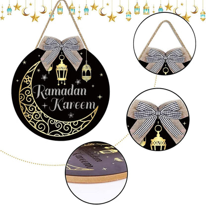 Personalised Home Decorations Ramadan Entrance Door Sign Shabby Chic Home Decor Bedroom Decorations Modern Home Decor Perfect Present for New Home