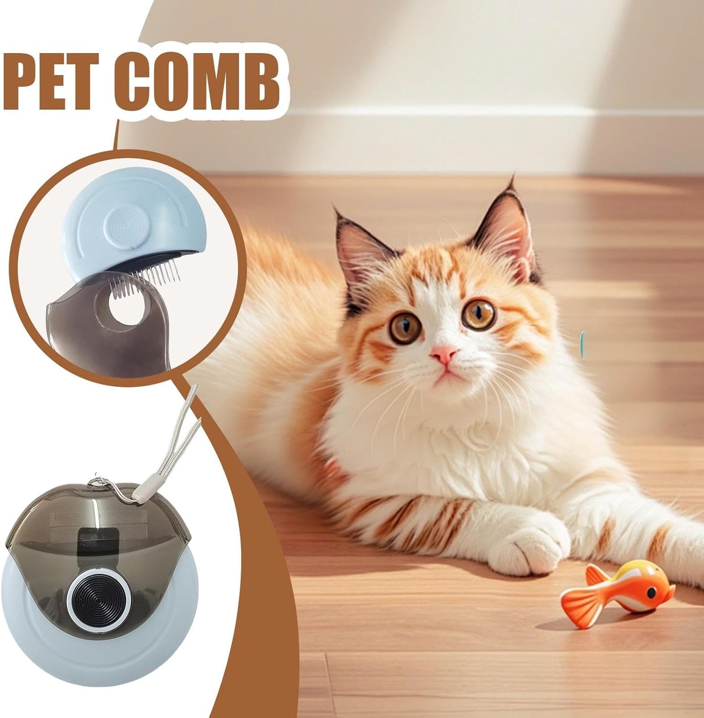 Spazzola per capelli per cani, con tacco, spazzola per capelli per cani, forfora, pettine multifunzione per animali domestici, attrezzi per la cura dei cuccioli per gatti