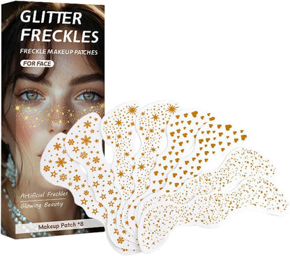 Face Glitter Stickers, Festival Glitter Jewels, Makeup Face Jewels, Temporary Glitter Patches, Waterproof Face Stickers, Festival Face Accessories, Concert Glitter Makeup, Stick-On Face Jewels,