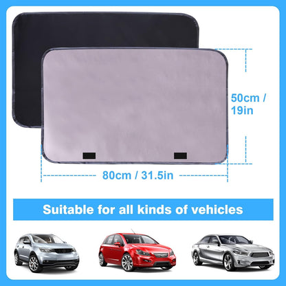 Tevlaphee Car Sun Protection, Magnetic UV Protection Window Curtain for Children Adults and Pets, Blackout Fenster