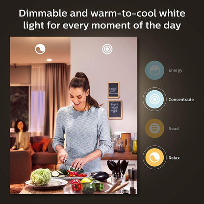 Philips Hue White and Colour Ambiance A67 High Brightness 100W 1600 Lumens Smart Bulb with E27 Fitting