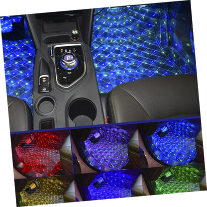 FUNOMOCYA USB Powered Car Led Lighting Lamp Voice Control for Car Decoration and Night Ambience