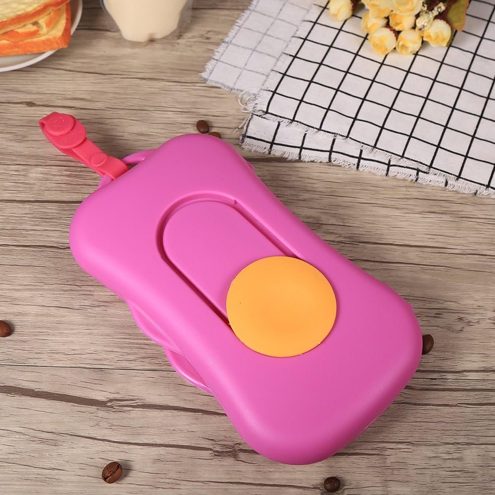 Baby Wipe Case, Portable Baby Kid Wipe Storage Box Wet Wipes Holder Dispenser Pram Accessories Outdoor Use,Baby Towel