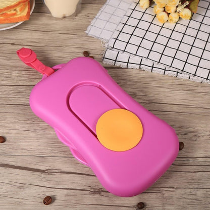 Baby Wipe Case, Portable Baby Kid Wipe Storage Box Wet Wipes Holder Dispenser Pram Accessories Outdoor Use,Baby Towel