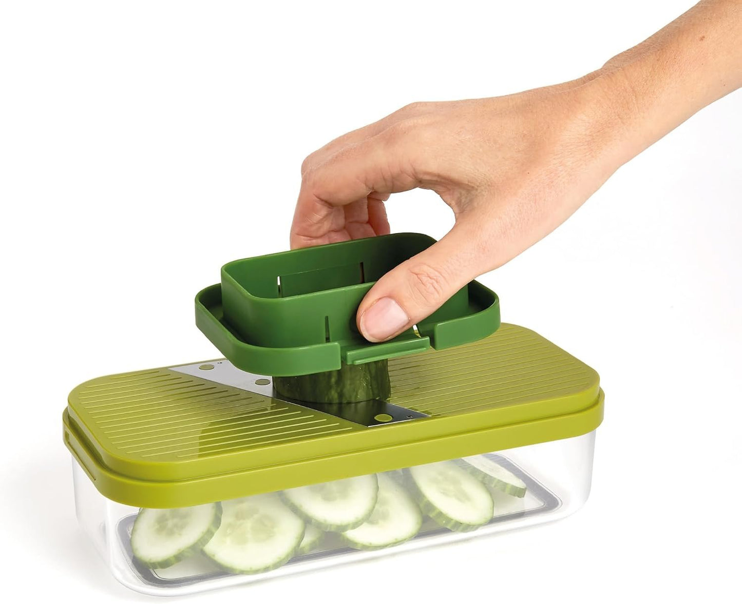 Joseph Joseph Multi-Prep Compact 4-in-1 Multifunctional Set, Kitchen Vegetable Chopper & Dicer, Cheese Grater, Mandoline Veggie Slicer, Food Julienne Cutter with Container