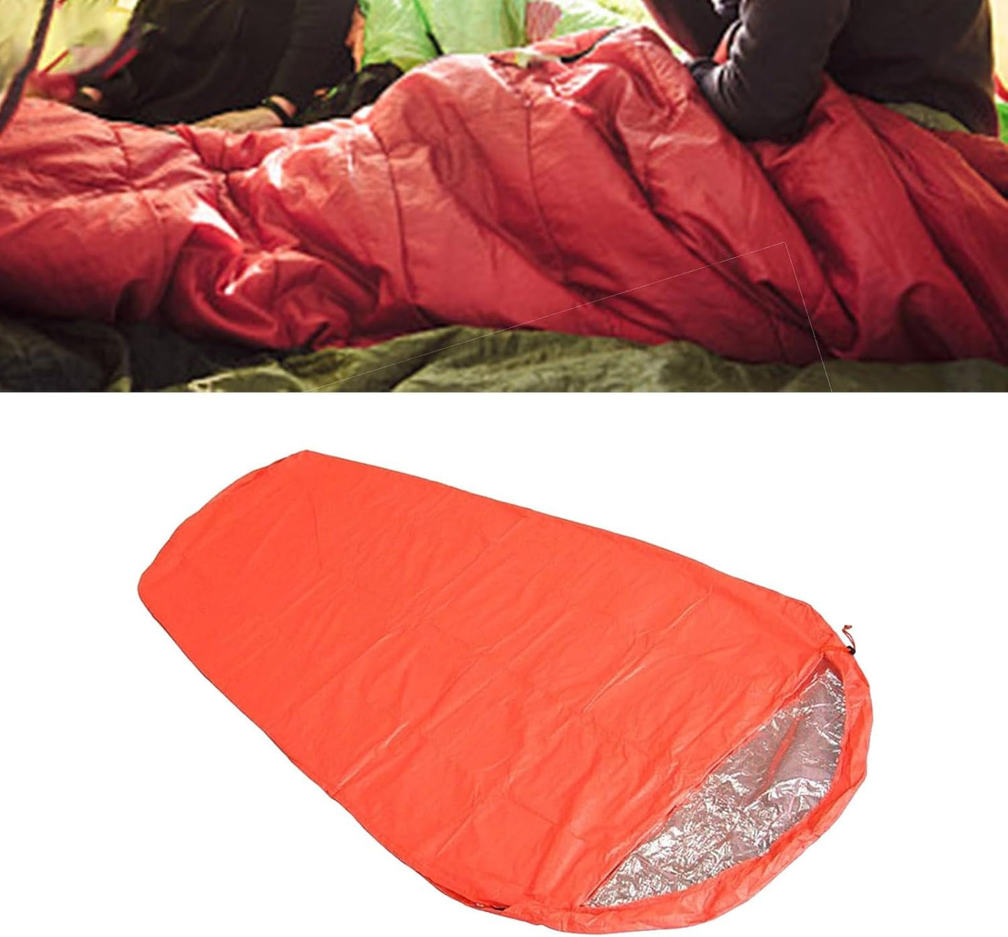 Shurhome Emergencies Bivvy Bag Thermal Survival Sleeping Bag Warm Tube Tent Survival Bivvy Bag Emergencies Blanket